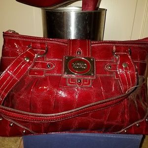 Red purse by XOXO